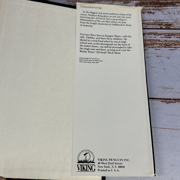 It by Stephen King (1986, Hardcover) FIRST EDITION Dust Jacket True First - Picture 4 of 9